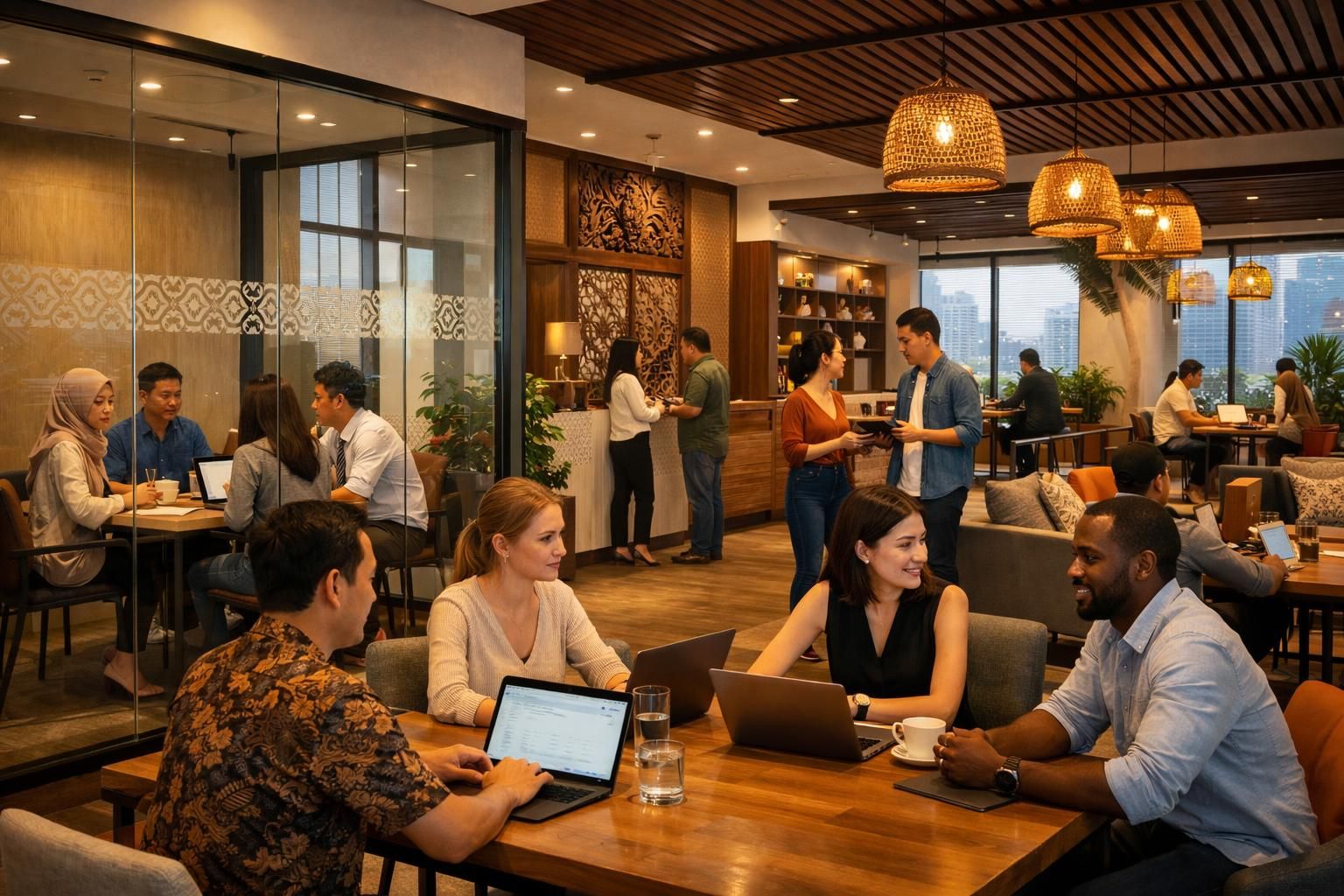 temukan ruang coworking terbaik di jakarta yang dirancang khusus untuk startup dan perusahaan internasional, menawarkan lingkungan kerja modern dan fasilitas lengkap.
