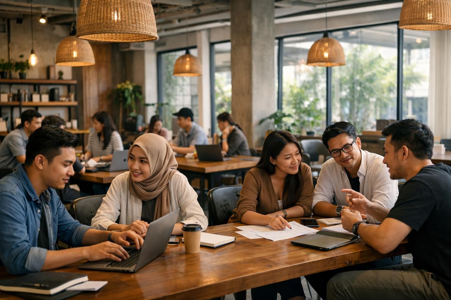 temukan ruang coworking di makassar yang cocok untuk perusahaan dan freelancer, dengan fasilitas lengkap untuk mendukung produktivitas anda.